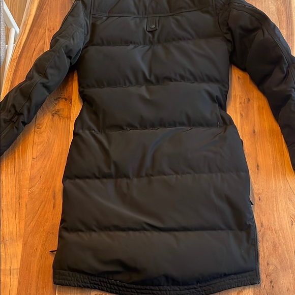 Moose Knuckles Black Parka with Fur Hood - Picture 9 of 12
